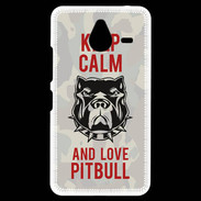 Coque Personnalisée Nokia Lumia 640XL LTE Keep calm pitbull 2 ZG