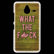 Coque Personnalisée Nokia Lumia 640XL LTE What the fuck ZG
