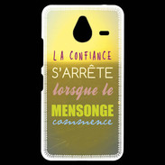 Coque Personnalisée Nokia Lumia 640XL LTE Confiance et mensonge ZG