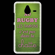 Coque Personnalisée Nokia Lumia 640XL LTE Rugby Tampons ZG