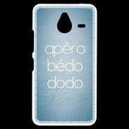 Coque Personnalisée Nokia Lumia 640XL LTE Apéro bédo dodo bleu ZG