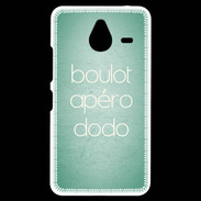 Coque Personnalisée Nokia Lumia 640XL LTE Boulot Apéro Dodo Vert ZG