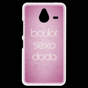 Coque Personnalisée Nokia Lumia 640XL LTE Boulot Sexo Dodo Rose ZG