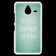 Coque Personnalisée Nokia Lumia 640XL LTE Moto Boulot Dodo Vert ZG