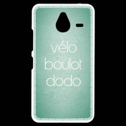 Coque Personnalisée Nokia Lumia 640XL LTE Vélo Boulot Dodo Vert ZG