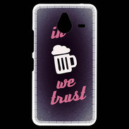 Coque Personnalisée Nokia Lumia 640XL LTE In Beer We trust Rouge ZG