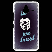 Coque Personnalisée Nokia Lumia 640XL LTE In Catch We trust Bleu ZG