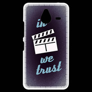 Coque Personnalisée Nokia Lumia 640XL LTE In Ciné We trust Bleu ZG