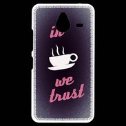 Coque Personnalisée Nokia Lumia 640XL LTE In Coffee We trust Rouge ZG