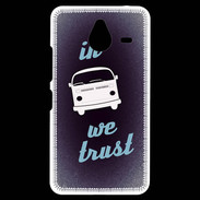 Coque Personnalisée Nokia Lumia 640XL LTE In Combi We trust Bleu ZG