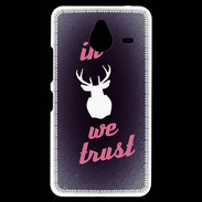 Coque Personnalisée Nokia Lumia 640XL LTE In Elan We trust Rouge ZG