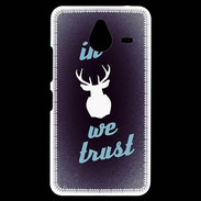 Coque Personnalisée Nokia Lumia 640XL LTE In Elan We trust Bleu ZG