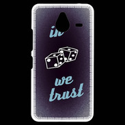 Coque Personnalisée Nokia Lumia 640XL LTE In Gamble We trust Bleu ZG