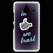 Coque Personnalisée Nokia Lumia 640XL LTE In Like We trust Bleu ZG