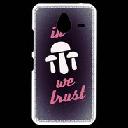 Coque Personnalisée Nokia Lumia 640XL LTE In Mushrooms We trust Rouge ZG