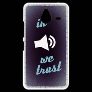 Coque Personnalisée Nokia Lumia 640XL LTE In Music We trust Bleu ZG