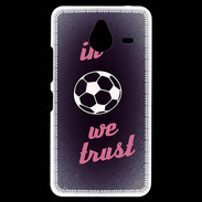 Coque Personnalisée Nokia Lumia 640XL LTE In Soccer We trust Rouge ZG