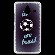 Coque Personnalisée Nokia Lumia 640XL LTE In Soccer We trust Bleu ZG