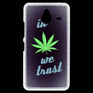 Coque Personnalisée Nokia Lumia 640XL LTE In Weed We trust Vert ZG