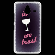 Coque Personnalisée Nokia Lumia 640XL LTE In Wine We trust Rouge ZG