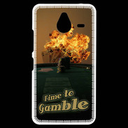 Coque Personnalisée Nokia Lumia 640XL LTE Poker flamme