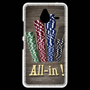 Coque Personnalisée Nokia Lumia 640XL LTE Poker all in