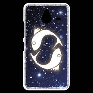 Coque Personnalisée Nokia Lumia 640XL LTE zodiaque poisson