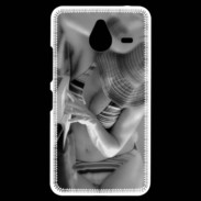 Coque Personnalisée Nokia Lumia 640XL LTE DP Charme enNoir et blanc 