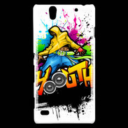 Coque Sony Xperia C4 Dancing Graffiti