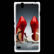 Coque Sony Xperia C4 Chaussures et menottes