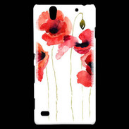 Coque Sony Xperia C4 Dessin de coquelicot