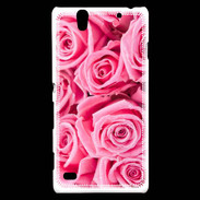 Coque Sony Xperia C4 Tapisserie de roses
