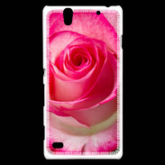 Coque Sony Xperia C4 Belle rose 3