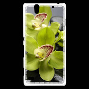 Coque Sony Xperia C4 Orchidée jaune