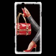 Coque Sony Xperia C4 Sac à main et chaussures fashion