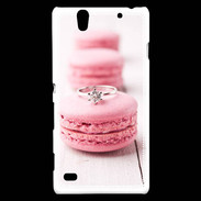 Coque Sony Xperia C4 Amour de macaron