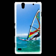 Coque Sony Xperia C4 Planche à voile au soleil