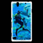 Coque Sony Xperia C4 Aquarium de Dubaï