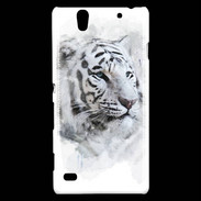 Coque Sony Xperia C4 Tigre blanc 100
