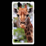 Coque Sony Xperia C4 Portrait d'une Giraffe
