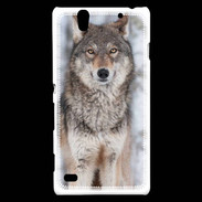 Coque Sony Xperia C4 Loup gris 150 