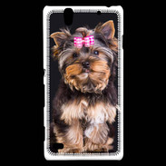 Coque Sony Xperia C4 Chien Yorkshire 2