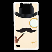 Coque Sony Xperia C4 Moustache So British