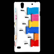 Coque Sony Xperia C4 Pot de peinture