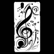 Coque Sony Xperia C4 Clé de sol
