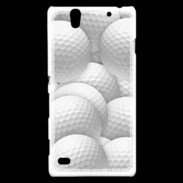 Coque Sony Xperia C4 Balles de golf en folie