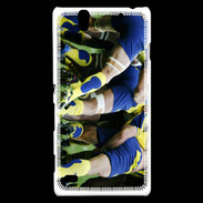 Coque Sony Xperia C4 Mêlée de rugby