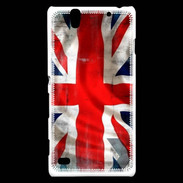 Coque Sony Xperia C4 Drapeau anglais grunge
