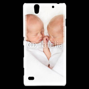 Coque Sony Xperia C4 Duo de bébés qui dorment 2