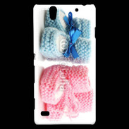 Coque Sony Xperia C4 Chaussures bébé 3